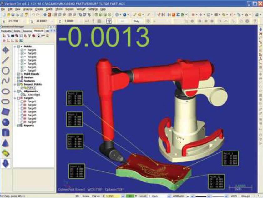 Inspecting complex Profiles 3D Metrology Software, Training and CMMs