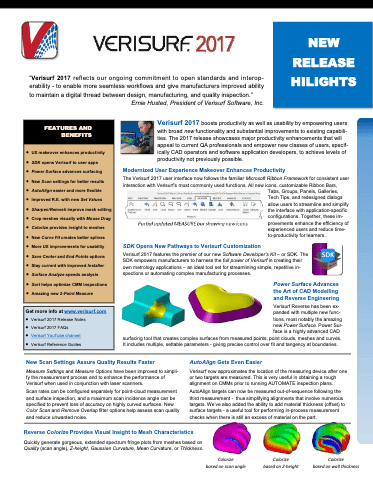 3D Metrology Software, Training and CMMsDatasheets