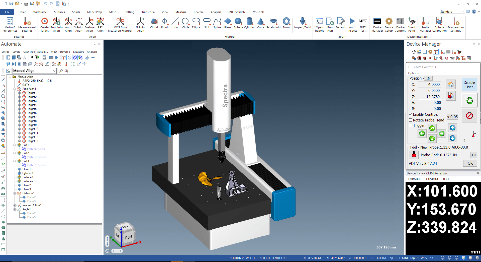 cmm-display-verisurf_R1-min 3D Metrology Software, Training and CMMs