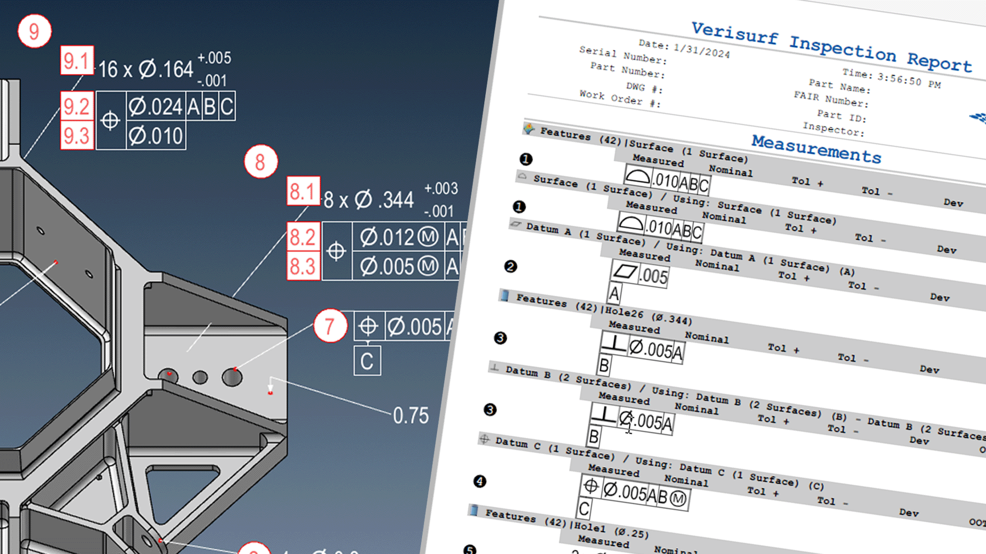 3D Metrology Software, Training and CMMsVerisurf MBD