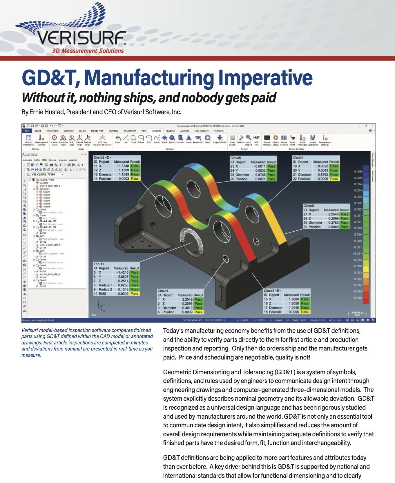 3D Metrology Software, Training and CMMsAccess Verisurf White Papers
