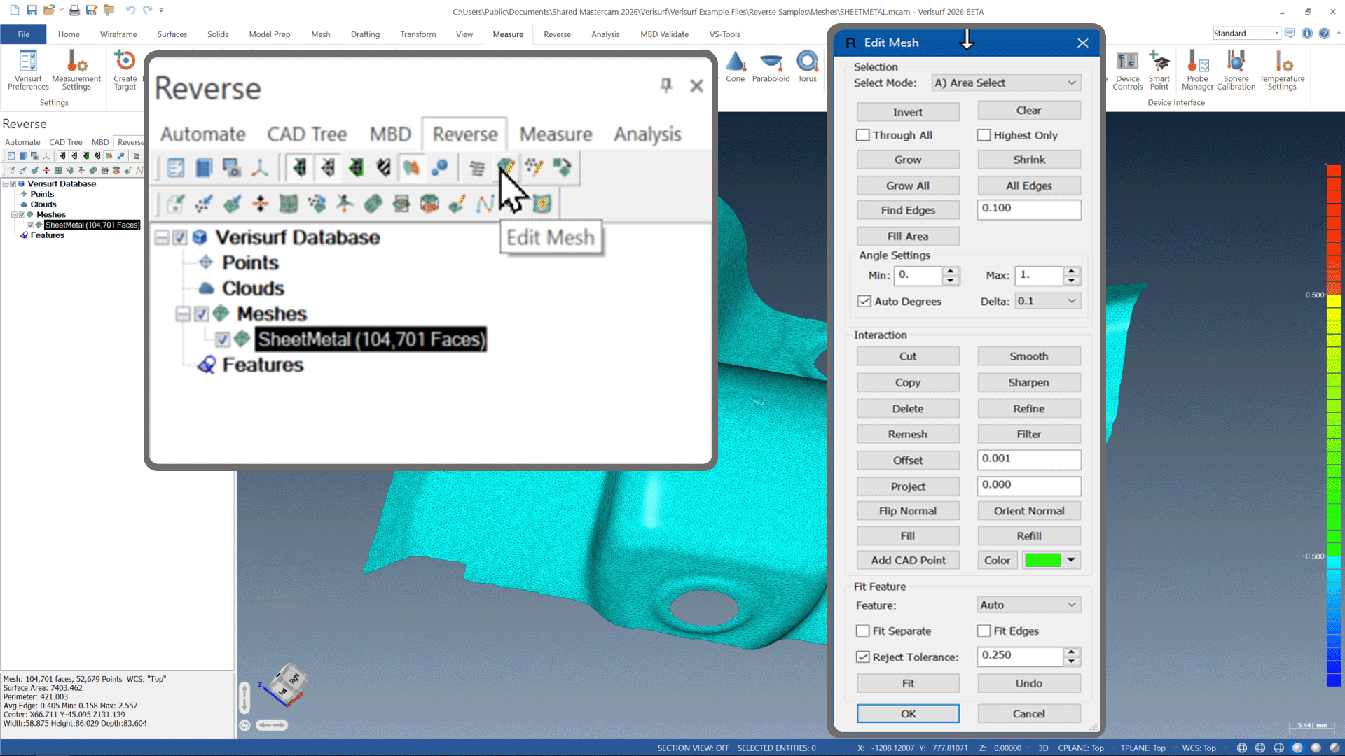 access-edit-miesh-1b 3D Metrology Software, Training and CMMs