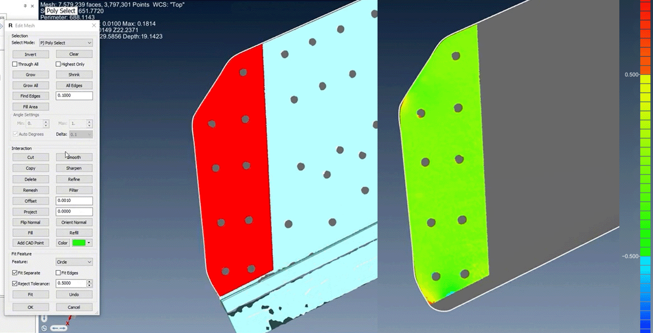 mesh analysis 3D Metrology Software, Training and CMMs