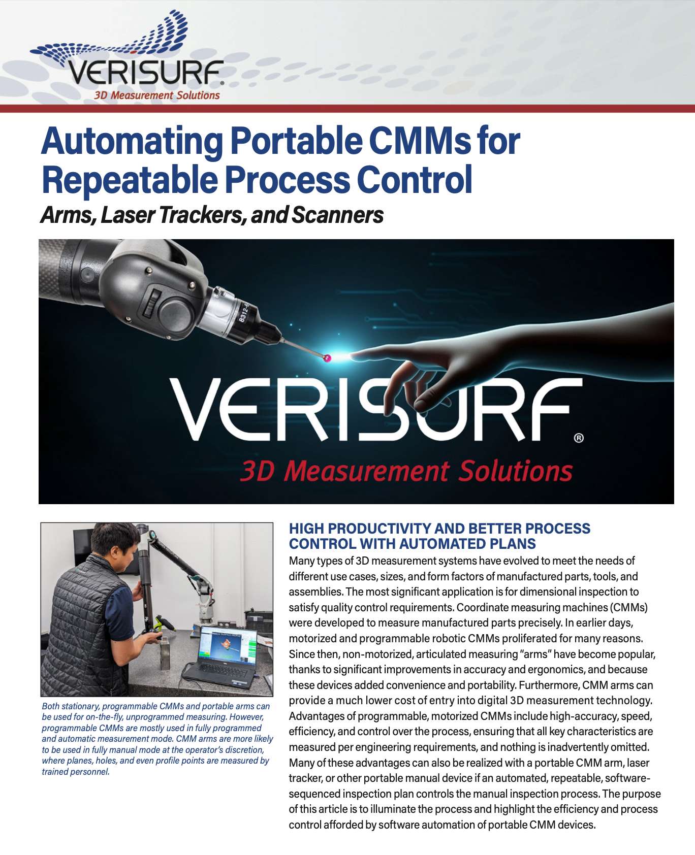 Automating Portable CMMs