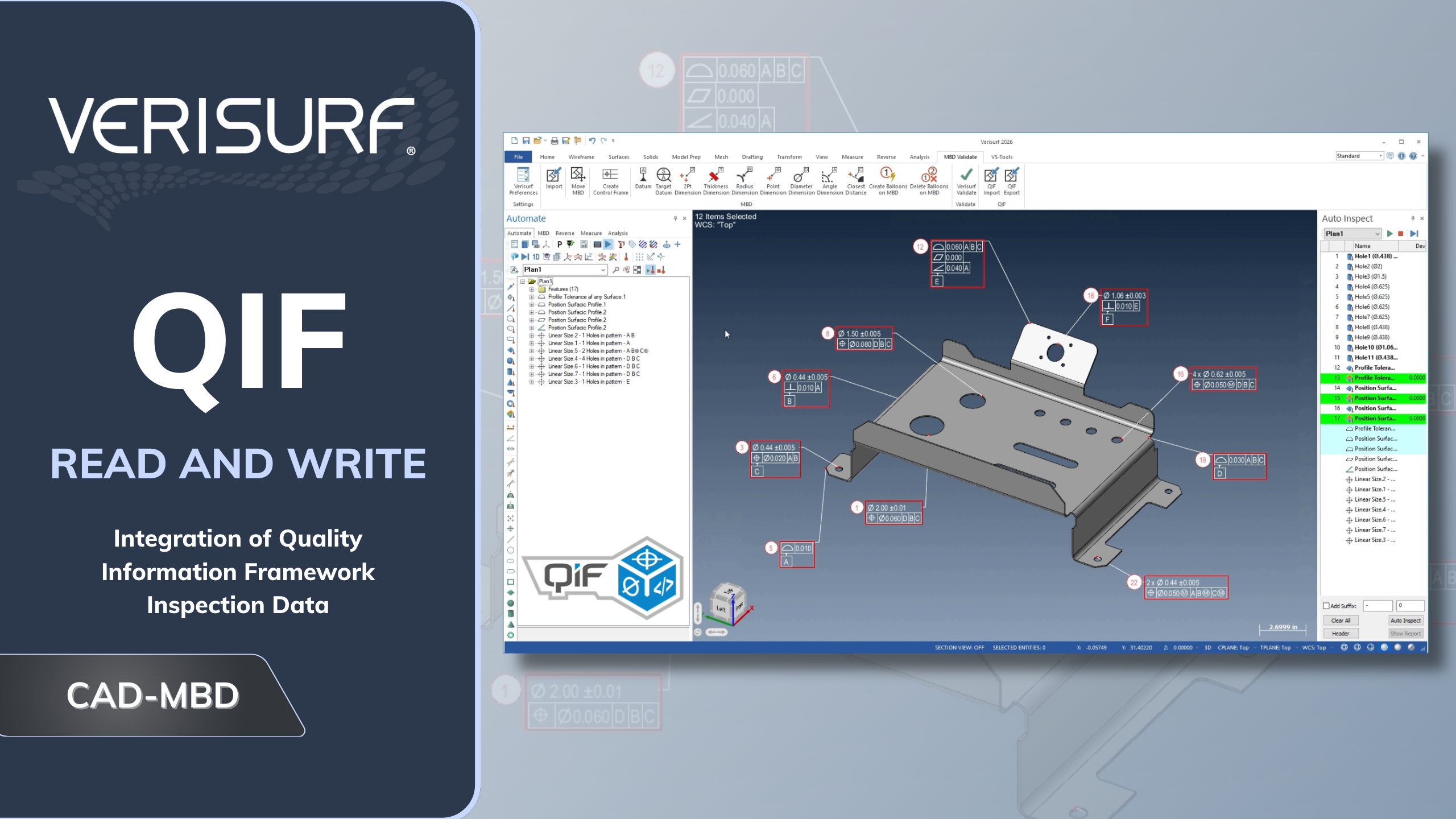 QIF READ AND WRITE Verisurf 2026 Feature Highlights
