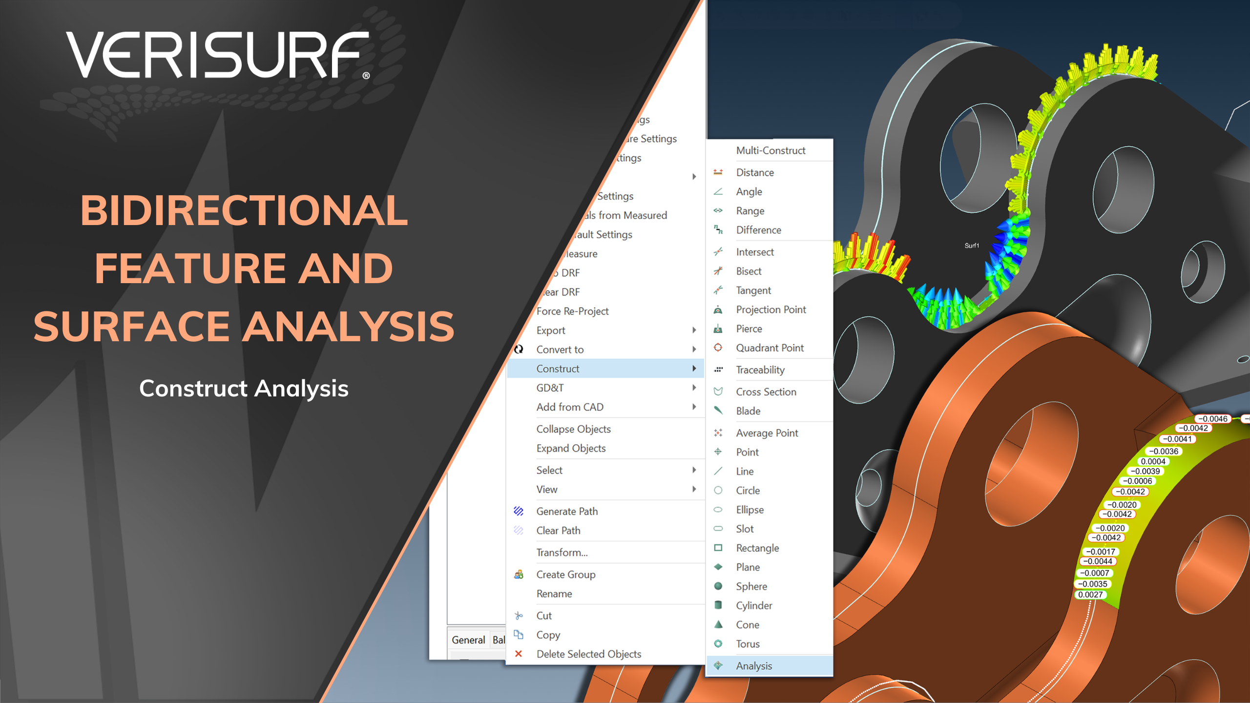 Bidirectional Feature and Surface Analysis