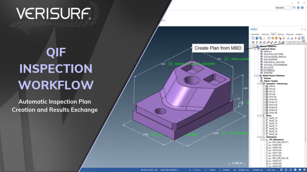 New Quality Information Framework (QIF) authoring and inspection workflows reduce manual programming and connect engineering intent to objective evidence from inspection.