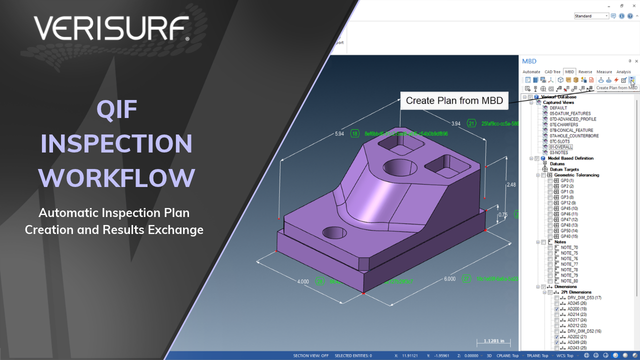 New Quality Information Framework (QIF) authoring and inspection workflows reduce manual programming and connect engineering intent to objective evidence from inspection.